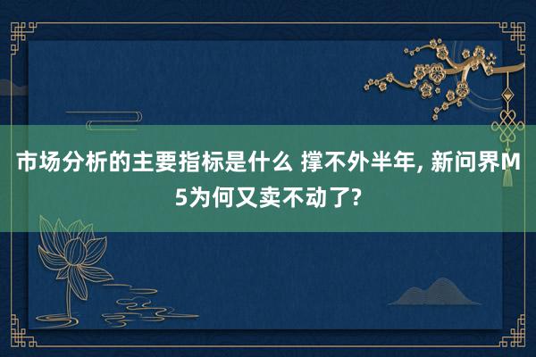 市场分析的主要指标是什么 撑不外半年, 新问界M5为何又卖不动了?